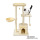 Modern Elegance Tall Pet Furniture Plush House Sisal